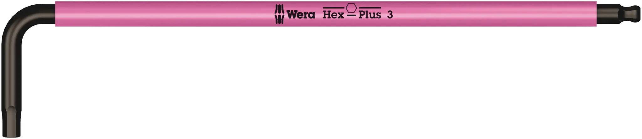 Produktfoto 1 von Wera metrisch  Innensechskant-Schlüssel 3.0x123 L-Form lang