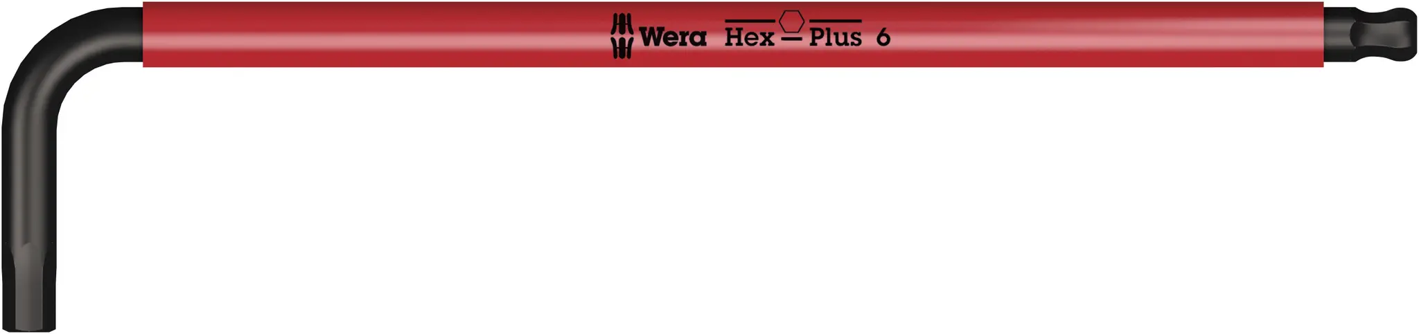 Produktfoto 1 von Wera metrisch  Innensechskant-Schlüssel 6.0x172 L-Form lang
