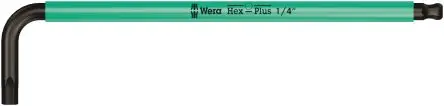 Produktfoto 1 von Wera Sechskantschlüsselsatz L Metrisch Lang 1/4