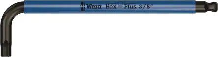 Produktfoto 1 von Wera Sechskantschlüsselsatz L Metrisch Lang 3/8 in