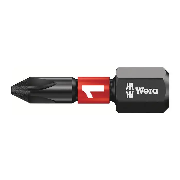 Produktfoto 1 von Wera Phillips Sechskant Bitsatz schlagfest 1/4 in 1, Länge 25 mm, 10-teilig
