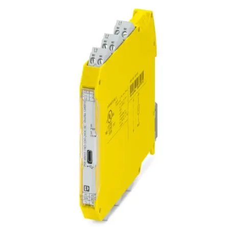 Produktfoto 1 von Phoenix Contact PSR-MM35 Sicherheitsrelais 24V dc IEC 62061, EN 60947-1, EN ISO 13849-1 SIL IEC 61508