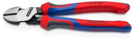 Produktfoto 1 von Knipex Knipex Mit abgeflachter Kante Seitenschneider Schließer (NO) 200mm, Schneidleistung 4.2 mm