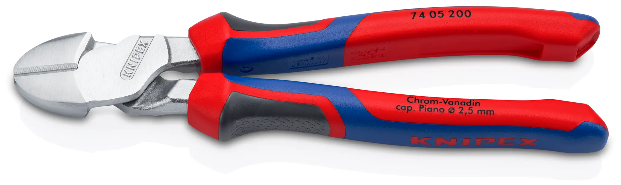 Produktfoto 1 von Knipex Knipex Kleine Fase Schneider 200 mm, Schneidleistung 4.2 mm