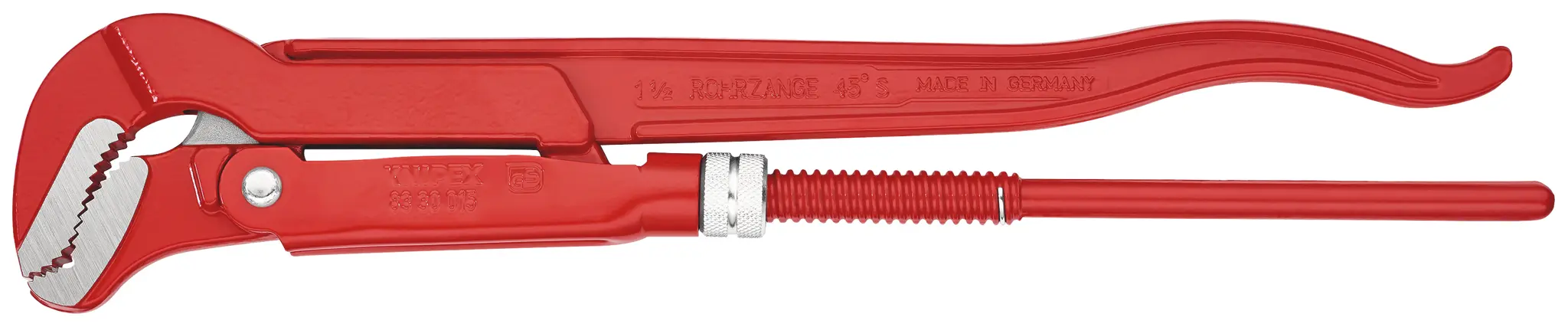Produktfoto 1 von Knipex Schraubenschlüssel Rohrzange, Metall Griff, Backenweite 60 mm, / Länge 420 mm