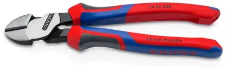 Produktfoto 1 von Knipex Knipex Mit abgeflachter Kante Seitenschneider Schließer (NO) 200mm, Schneidleistung 4.2 mm