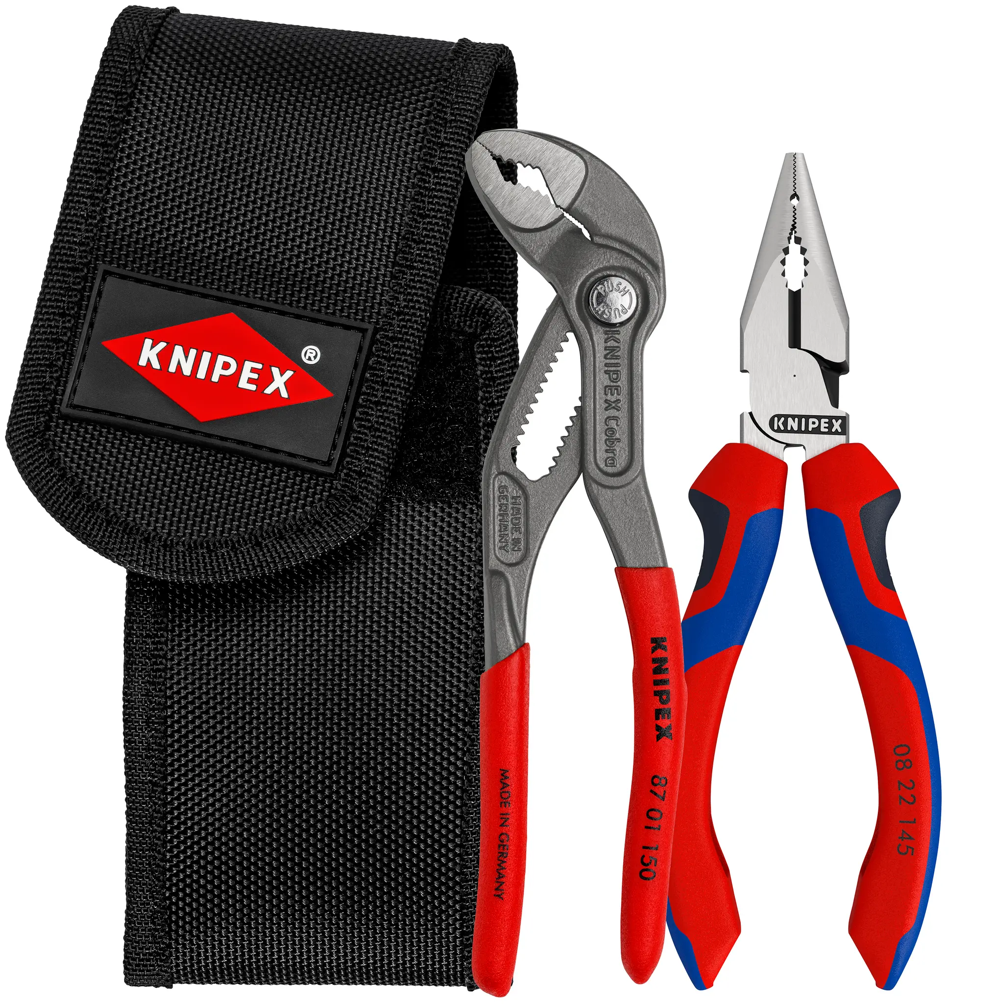 Produktfoto 1 von Knipex Zangensatz Gerade 2 Stk. 159 mm Zangensatz
