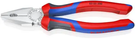 Produktfoto 1 von Knipex Rundzange Schneidkraft → 13 mm 200 mm