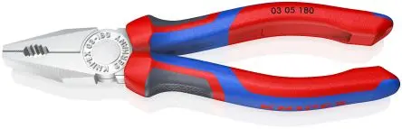 Produktfoto 1 von Knipex Rundzange Schneidkraft → 12 mm 180 mm