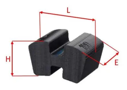 Produktfoto 1 von OPTIBELT Flexibles Kupplungselement 2000 Nm Stahl L. 184 mm