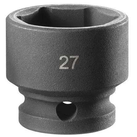 Produktfoto 1 von Facom 1/2 in, 27 mm 6-Kant Schlag-Steckschlüssel lang Chrom-Molybdän-Stahl, 32 mm