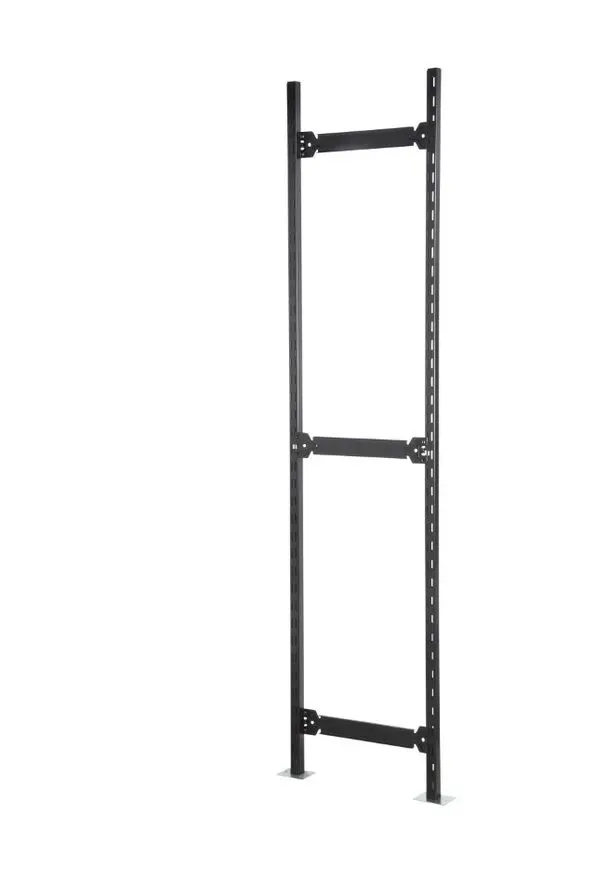 Toprax Regalsystem, 4 Regale, Stahl, Schwarz, 2000 mm x 1780 mm, 400 mm