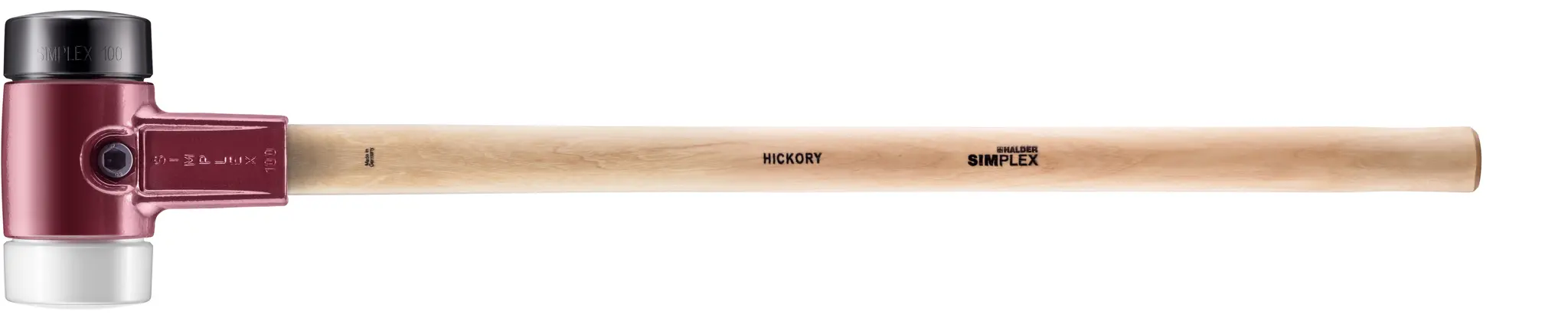 Produktfoto 1 von Halder Hammer, Vorschlaghammer aus Kunststoff 5350 g Hickory-Holz-Stiel 200 mm