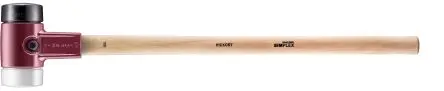 Produktfoto 1 von Halder Hammer, Vorschlaghammer aus Kunststoff 5350 g Hickory-Holz-Stiel 200 mm