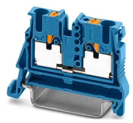 Produktfoto 1 von Phoenix Contact Anschlussklemmenblock für Durchkontaktierung 1 Blau, 2.5mm² Einsteck-Anschluss