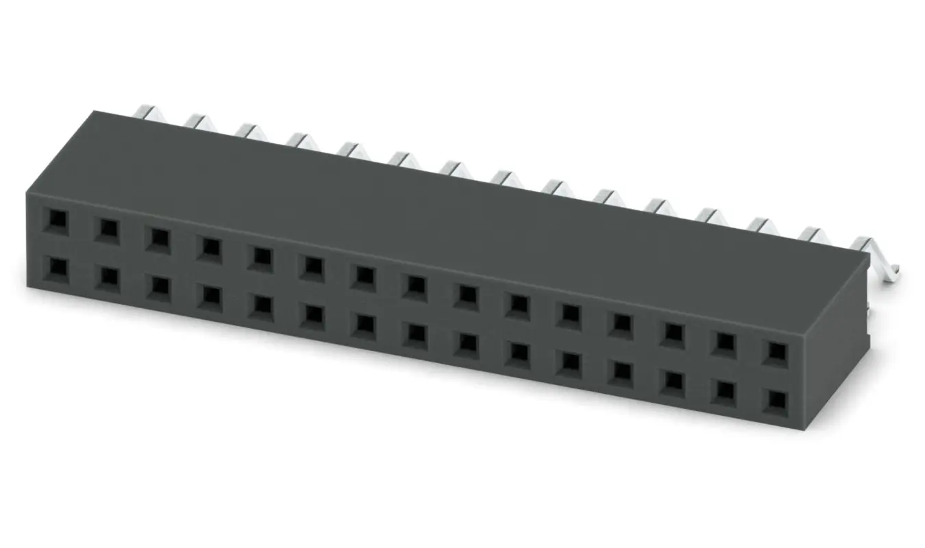 Phoenix Contact 54D/30-SH-0-BT, FQ 2 Buchsenleiste Oberfläche / 2-reihig, Raster 2.54 mm SMD