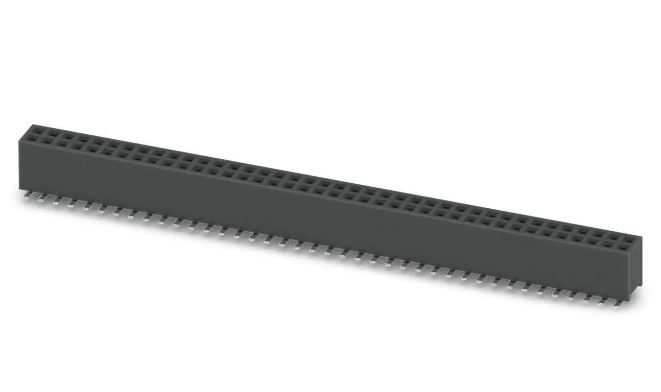 Produktfoto 1 von Phoenix Contact 27D/80-SV- 490-1-BR, FQ 1 Buchsenleiste Oberfläche / 2-reihig, Raster 1.27 mm SMD