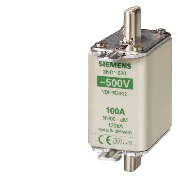 Produktfoto 1 von Siemens NH-Sicherung NH00, 440 - 500V ac/dc / 160A