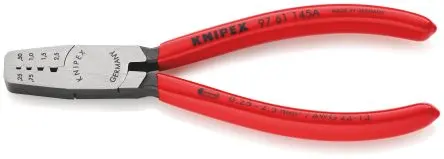 Produktfoto 1 von Knipex Crimp-Werkzeug 3.5 mm für Aderendhülse, 145mm