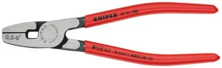 Produktfoto 1 von Knipex Crimp-Werkzeug für Aderendhülsen, 180mm