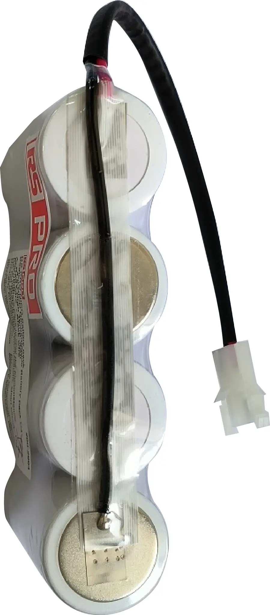 Produktfoto 1 von RS PRO NiCd Akkupack, 4-Zellen D 4.8V / 4Ah, Draht-Anschluss
