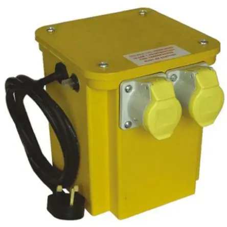 Produktfoto 1 von Carroll & Meynell 1 CM22502 Baustellentransformator 1125 VA, Primär 230 V ac / Sekundär ±55 V ac, 8 A Typ G – Britisch