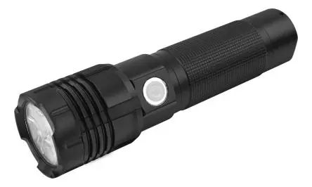Produktfoto 1 von Ansmann Wiederaufladbar Taschenlampe LED Schwarz, 3200 lm / PRO 3000R, 153.7 mm