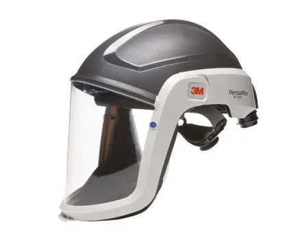 Produktfoto 1 von 3M M300 Sicherheitshelm Belüftet Kinnriemen inkl. ABS, Polycarbonat Weiß, Schwarz