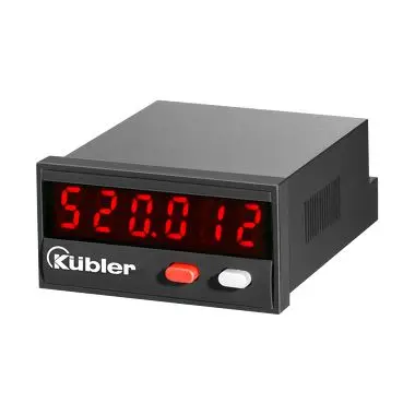 Produktfoto 1 von Kübler CODIX 520 LED-Display Aufwärts Zähler Elektrisch, Manuell 6-stellig Impulse max. 60kHz 10 → 30 V dc