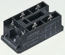 Produktfoto 1 von Semikron Danfoss SCR Gesteuerter Brückengleichrichter 30 A SEMIPONT1 1200 V, Gate-Trigger 100 mA 0.32 kA 2.25 V