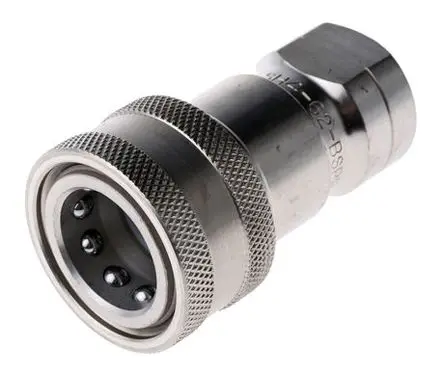 Produktfoto 1 von Parker 60 Hydraulik-Schnellkupplung, Edelstahl Buchse G, 1/8 in, 35 Mpa