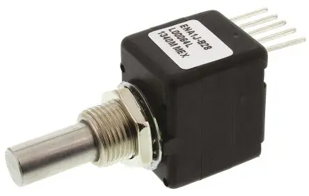 Produktfoto 1 von Bourns Optischer Encoder, 64 Impulse/Umdrehung Imulse/U 5V dc, mit 6.35 mm Rundschaft, Axial, Trägerbefestigung