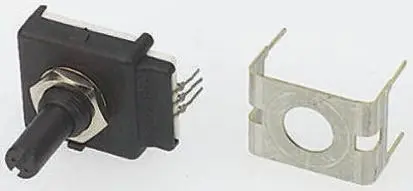 Produktfoto 1 von Bourns Drehgeber 6 Impulse/Umdrehung Impulse/U Inkrementalgeber, mit 6.35 mm, Schlitzschaft, Digital Rechteck-Signal,