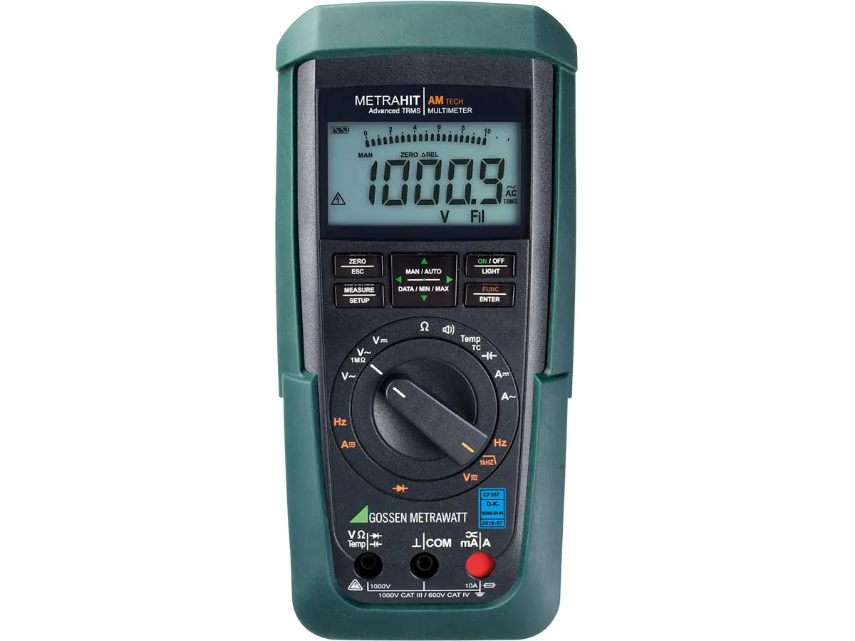 Produktfoto 1 von Gossen Metrawatt Digital LCD Multimeter Echteffektivwert, CAT IV, CAT III 1000 V ac / 10 A 10 A