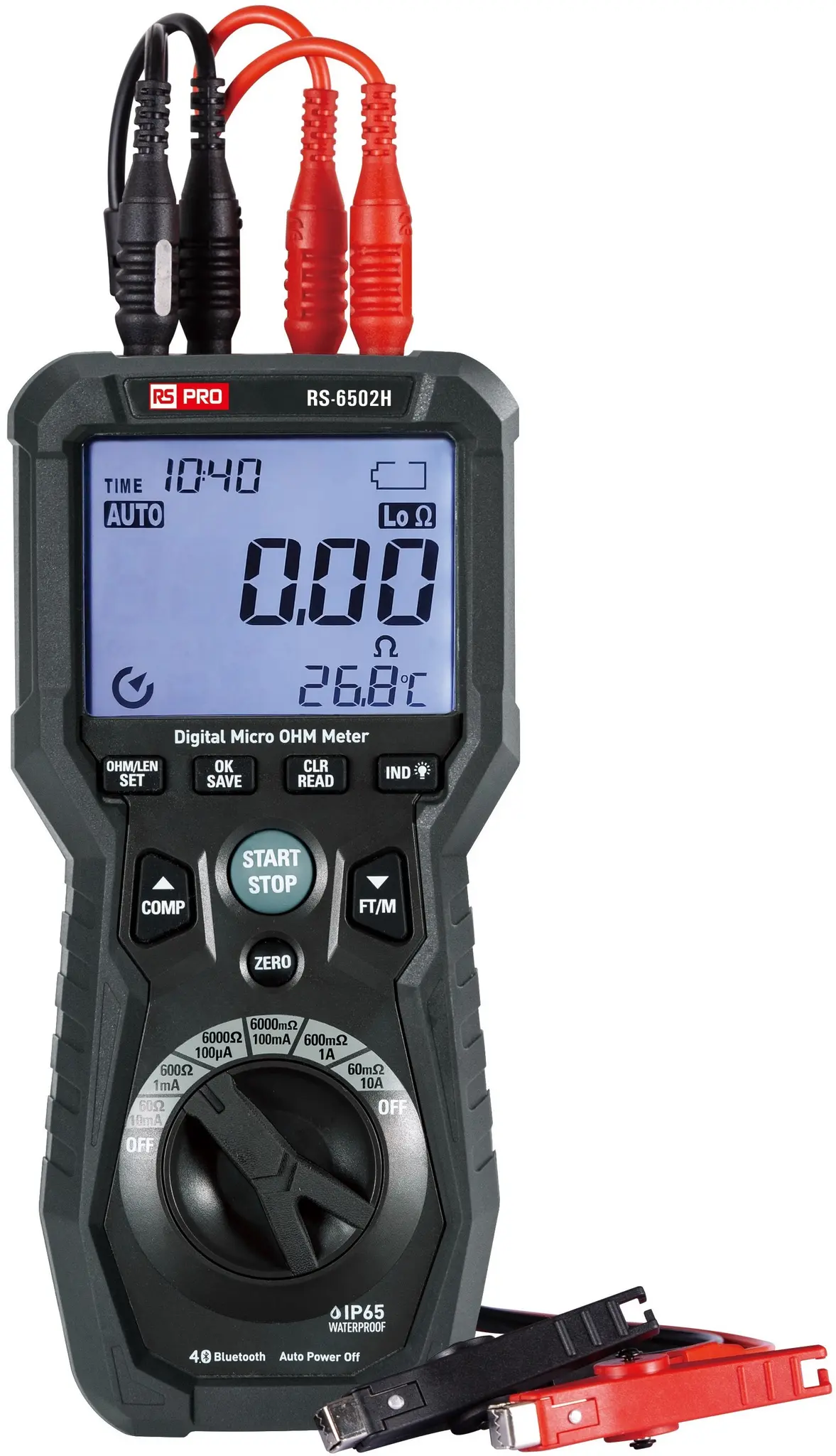Produktfoto 1 von RS PRO RS-6202H Tragbares Gerät, 4-Draht Ohmmeter