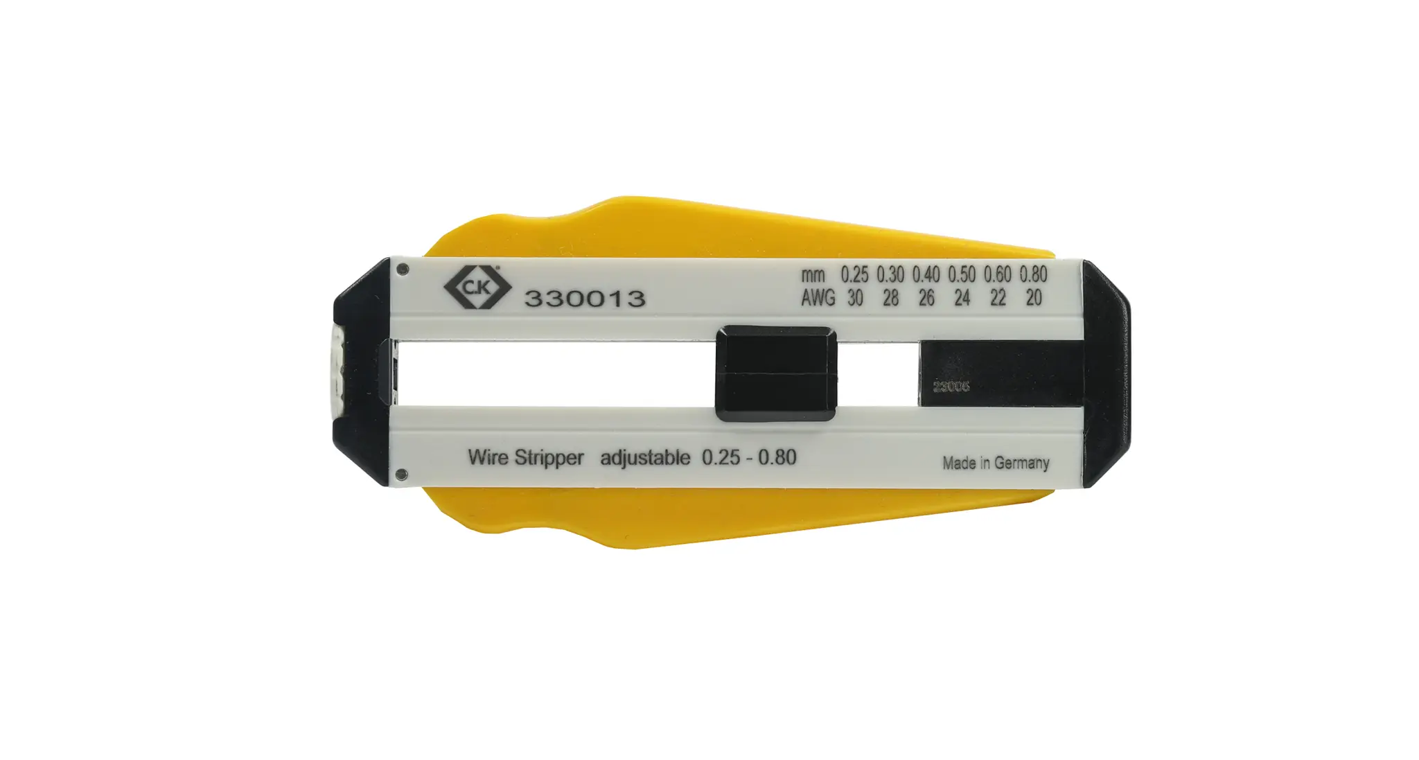 Produktfoto 1 von CK 3300 Abisolierer, Polyvinylchlorid, PTFE 0.25 to 0.80 mm, 98 mm