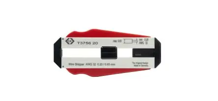 Produktfoto 1 von CK T3756 Abisolierer, Polyvinylchlorid, PTFE 0.2 mm, 98 mm