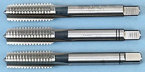 Produktfoto 1 von Dormer Gewindebohrer Satz HSS Hand, Metrisch Gerade Nut, Rechtsgewinde, 3-teilig M7