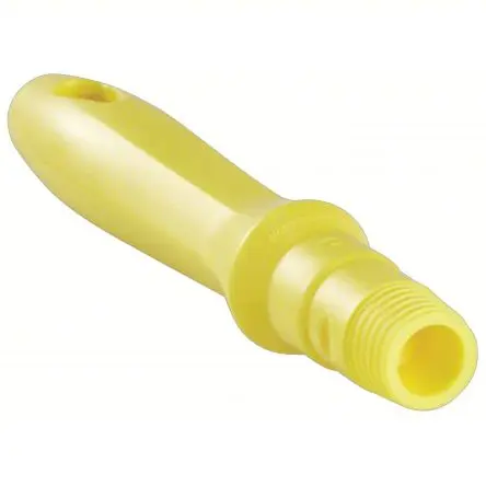 Produktfoto 1 von Vikan Polypropylen Besen- und Moppstiel, Gelb, ø 30 mm, L. 160 mm z.Verwend.mit Reiniger, Squeegees und Tisch- oder
