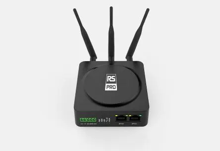 Produktfoto 1 von RS PRO 4G IOT Router Router, 2G 3G 4G WLAN, 4G 300Mbit/s 2.4GHz IEEE 802.11 b/g/n 300Mbit/s 2-Port