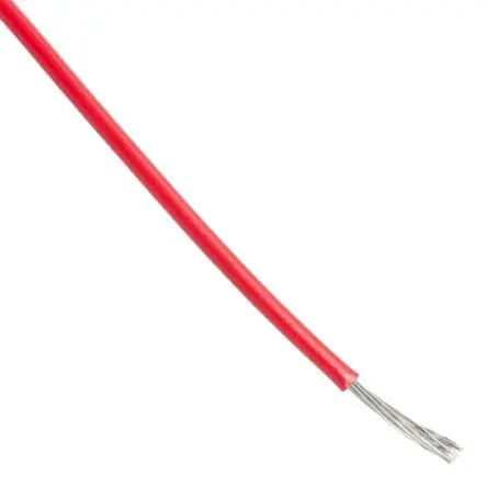 Produktfoto 1 von Alpha Wire Hookup Wire PVC Schaltdraht, 26 AWG 305 m Rot Ø 0.99 mm 7 Litzen Polyvinylchlorid