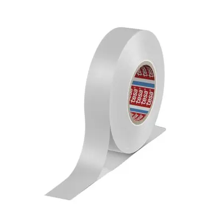 Produktfoto 1 von Tesa Tesa 4163 Polyvinylchlorid Isolierband Weiß, Stärke 130 μm x 19mm x 33 m, 33 °C bis 33 °C