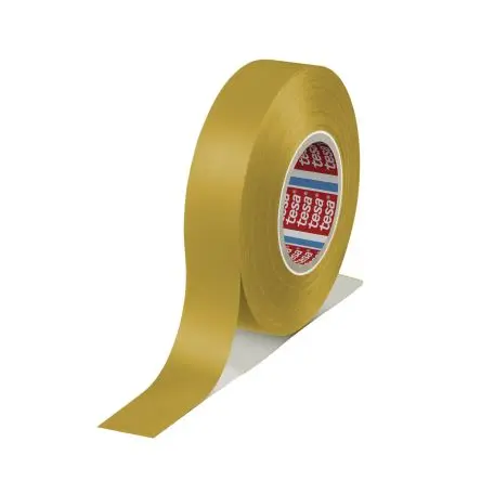 Produktfoto 1 von Tesa Tesa 4163 Polyvinylchlorid Isolierband Gelb, Stärke 130 μm x 19mm x 33 m, 33 °C bis 33 °C