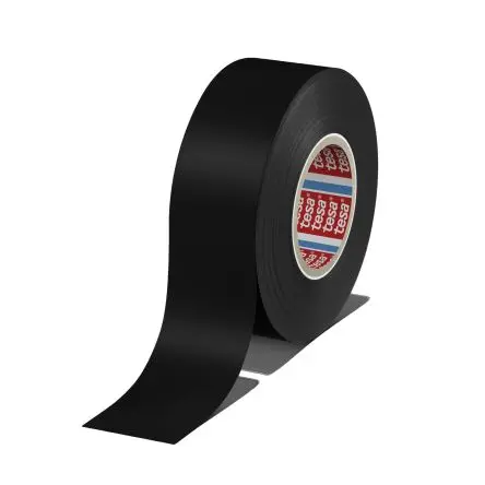 Produktfoto 1 von Tesa Tesa 4163 Polyvinylchlorid Isolierband Schwarz, Stärke 130 μm x 30mm x 33 m, 33 °C bis 33 °C