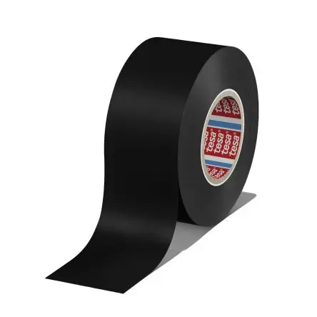 Produktfoto 1 von Tesa Tesa 4163 Polyvinylchlorid Isolierband Schwarz, Stärke 130 μm x 38mm x 33 m, 33 °C bis 33 °C