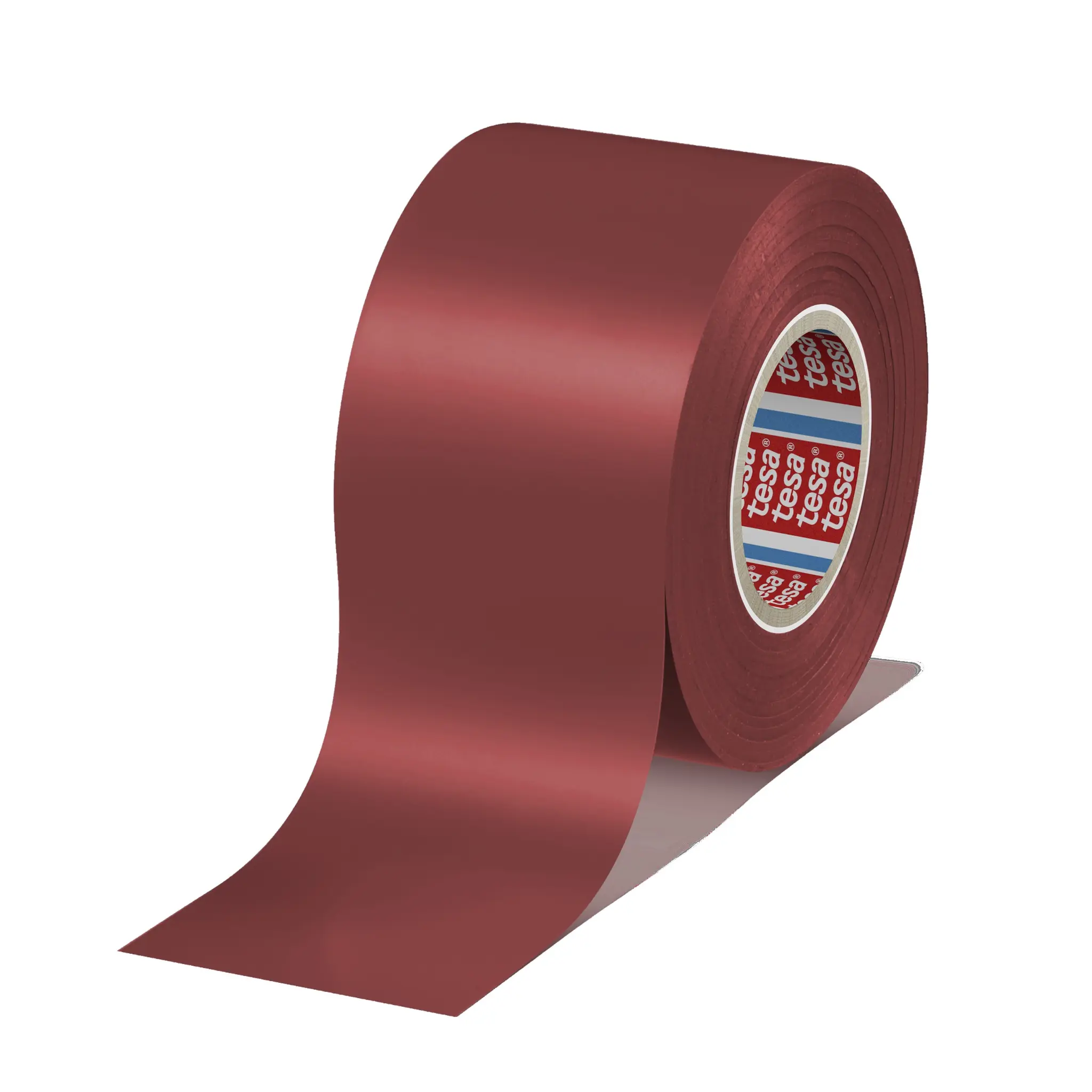 Produktfoto 1 von Tesa Tesa 4163 Polyvinylchlorid Isolierband Rot,  Stärke  130 μm x 50 mm x 33 m, 33 °C bis 33 °C