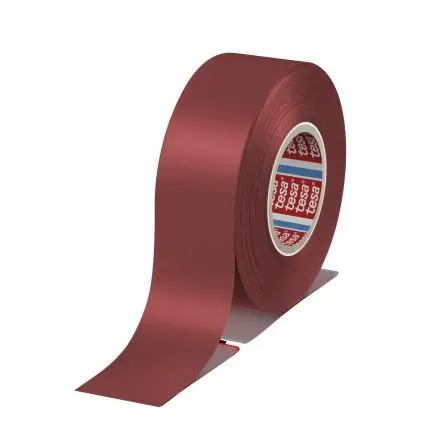 Produktfoto 1 von Tesa Tesa 4163 Polyvinylchlorid Isolierband Rot, Stärke 130 μm x 30mm x 33 m, 33 °C bis 33 °C