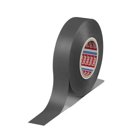 Produktfoto 1 von Tesa Tesa 4163 Polyvinylchlorid Isolierband Grau, Stärke 130 μm x 19mm x 33 m, 33 °C bis 33 °C