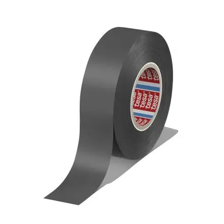 Produktfoto 1 von Tesa Tesa 4163 Polyvinylchlorid Isolierband Grau, Stärke 130 μm x 25mm x 33 m, 33 °C bis 33 °C
