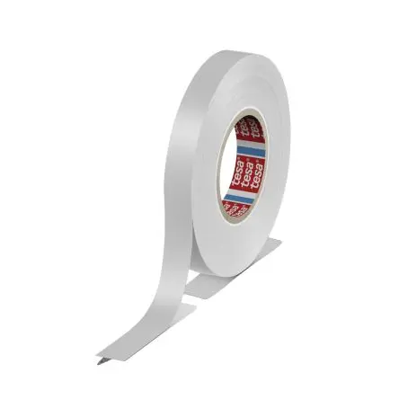 Produktfoto 1 von Tesa Tesa 4163 Polyvinylchlorid Isolierband Weiß, Stärke 130 μm x 12mm x 33 m, 33 °C bis 33 °C